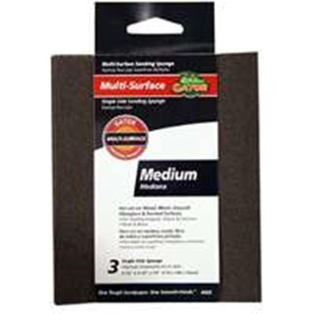 GATOR FINISHING 4642 4.5 x 5.5 In. Medium Sanding Sponge - 3 Pack 3760048